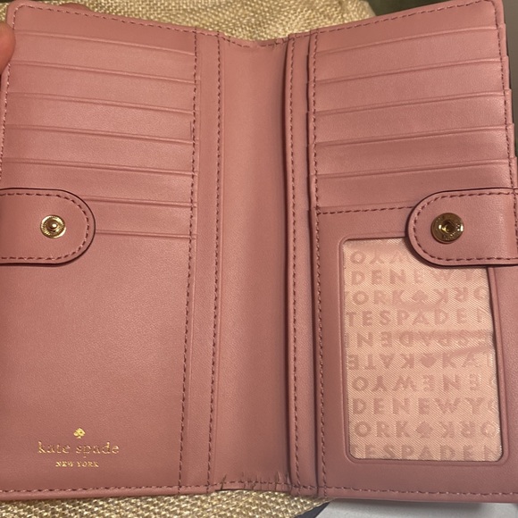 Plum and Pink Kate Spade Wallet - Picture 4 of 9